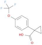 1-(4-(trifluoromethoxy)phenyl)cyclopropanecarboxylic acid