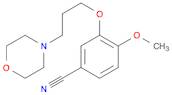 4-Methoxy-3-(3-(morpholin-3-yl)propoxy)benzonitrile