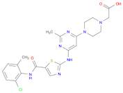 4-[6-[[5-[[(2-CHLORO-6-METHYLPHENYL)AMINO]CARBONYL]-THIAZOL-2-YL]AMINO]-2-METHYL-PYRIMIDIN-4-YL]-1…