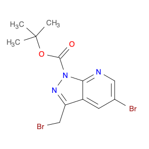 tert-Butyl 5-bromo-3-(bromomethyl)-1H-pyrazolo[3,4-b]pyridine-1-carboxylate