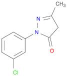 2-pyrazolin-5-one, 1-(m-chlorophenyl)-3-methyl-