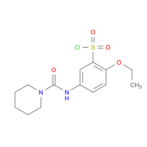 2-Ethoxy-5-(piperidine-1-carboxamido)benzene-1-sulfonyl chloride