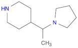 4-(1-(Pyrrolidin-1-yl)ethyl)piperidine