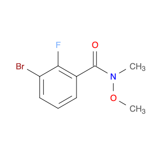 3-Bromo-2-fluoro-N-methoxy-N-methylbenzamide