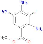 Benzoic acid, 2,4,5-triamino-3-fluoro-, methyl ester