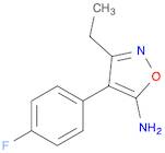 3-ETHYL-4-(4-FLUOROPHENYL)ISOXAZOL-5-AMINE