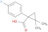 1-(4-FLUOROPHENYL)-2,2-DIMETHYLCYCLOPROPANECARBOXYLIC ACID