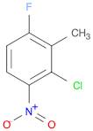 2-Chloro-4-fluoro-3-methyl-1-nitrobenzene