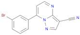 7-(3-BROMOPHENYL)PYRAZOLO[1,5-A]PYRIMIDINE-3-CARBONITRILE