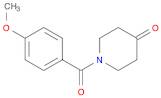 1-(4-Methoxybenzoyl)piperidin-4-one