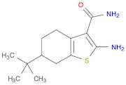 2-AMINO-6-TERT-BUTYL-4,5,6,7-TETRAHYDRO-1-BENZOTHIOPHENE-3-CARBOXAMIDE