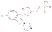 (cis-2-((1H-1,2,4-Triazol-1-yl)methyl)-2-(2,4-dichlorophenyl)-1,3-dioxolan-4-yl)methyl methyl sulf…