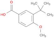 Benzoic acid, 3-(1,1-dimethylethyl)-4-methoxy-