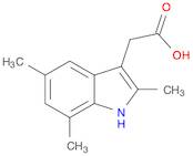 1H-Indole-3-aceticacid, 2,5,7-trimethyl-