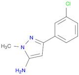 3-(3-Chlorophenyl)-1-methyl-1H-pyrazol-5-amine