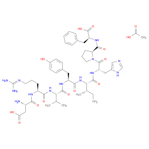 ASP-ARG-VAL-TYR-ILE-HIS-PRO-PHE ACETATE SALT