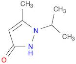 3H-Pyrazol-3-one, 1,2-dihydro-5-methyl-1-(1-methylethyl)-