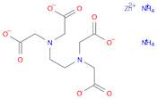 diammonium zinc 2,2',2'',2'''-(ethane-1,2-diyldinitrilo)tetraacetate