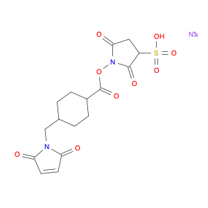 Sulfo-N-Succinimidyl 4-(Maleimidomethyl)cyclohexane-1-carboxylate, Sodium Salt