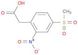 2-(4-(Methylsulfonyl)-2-nitrophenyl)acetic acid