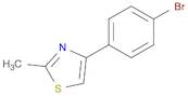 Thiazole,4-(4-bromophenyl)-2-methyl-