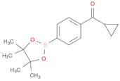 4,4,5,5-TETRAMETHYL-2-(4-CYCLOPROPYLCARBONYLPHENYL)-[1,3,2]DIOXABOROLANE