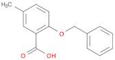 Benzoic acid, 5-methyl-2-(phenylmethoxy)-