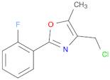 4-(Chloromethyl)-2-(2-fluorophenyl)-5-methyloxazole