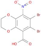 6,7-Dibromo-8-nitro-2,3-dihydrobenzo[b][1,4]dioxine-5-carboxylic acid