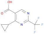 4-Cyclopropyl-2-(trifluoromethyl)pyrimidine-5-carboxylic acid