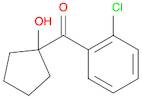 (2-CHLOROPHENYL) (1-HYDROXYCYCLOPENTYL) KETONE