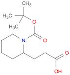 3-(1-(tert-Butoxycarbonyl)piperidin-2-yl)propanoic acid