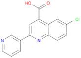 6-CHLORO-2-(PYRIDIN-3-YL)QUINOLINE-4-CARBOXYLIC ACID