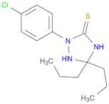 2-(4-chlorophenyl)-5,5-dipropyl-1,2,4-triazolidine-3-thione