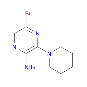 2-Amino-5-bromo-3-piperidin-1-ylpyrazine