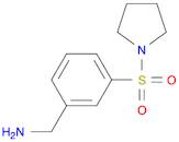 (3-(Pyrrolidin-1-ylsulfonyl)phenyl)methanamine