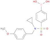 (4-(N-Cyclopropyl-N-(4-methoxybenzyl)sulfamoyl)phenyl)boronic acid