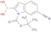 6-CYANO-1H-INDOL-2-YLBORONIC ACID, N-BOC PROTECTED 96