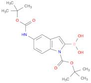 (1-(tert-Butoxycarbonyl)-5-((tert-butoxycarbonyl)amino)-1H-indol-2-yl)boronic acid