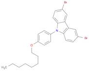 9H-Carbazole, 3,6-dibromo-9-[4-(octyloxy)phenyl]-