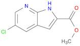 Methyl 5-chloro-1H-pyrrolo[2,3-b]pyridine-2-carboxylate