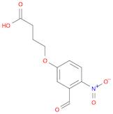 4-(3-Formyl-4-nitrophenoxy)butanoic acid