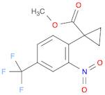 Methyl 1-(2-nitro-4-trifluoromethylphenyl)cyclopropanecarboxylate