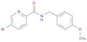 5-bromo-N-[(4-methoxyphenyl)methyl]pyridine-2-carboxamide