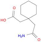 2-(1-(2-Amino-2-oxoethyl)cyclohexyl)acetic acid