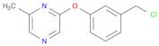 3-[(6-Methylpyrazin-2-yl)oxy]benzyl chloride