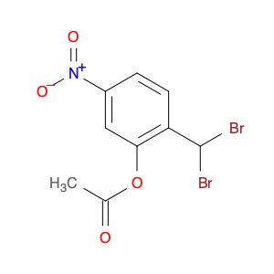 2-(Dibromomethyl)-5-nitrophenyl acetate