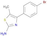 2-Thiazolamine,4-(4-bromophenyl)-5-methyl-