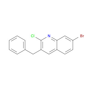 Quinoline, 7-bromo-2-chloro-3-(phenylmethyl)-