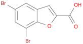 2-Benzofurancarboxylicacid, 5,7-dibromo-